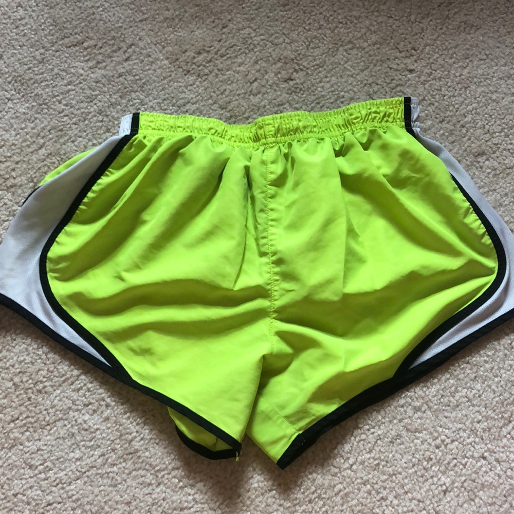 Neon athletic shorts!
